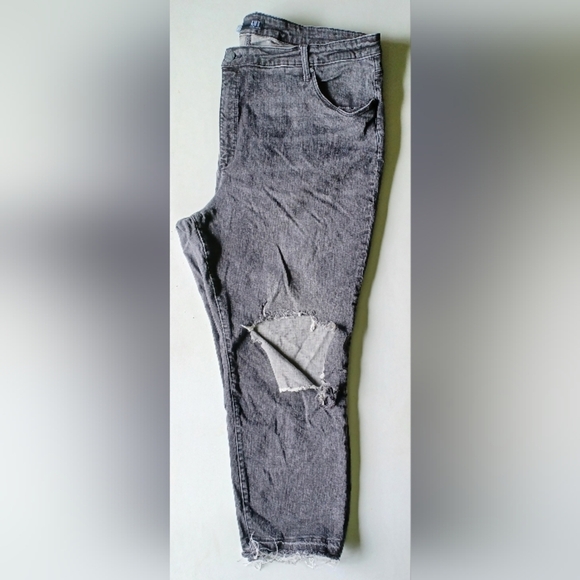 🍒 Kut From The Kloth Distressed Boyfriend Denim Jeans - Picture 1 of 15